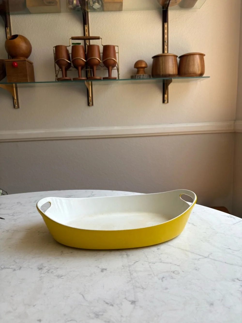 J. Crew oval serving
